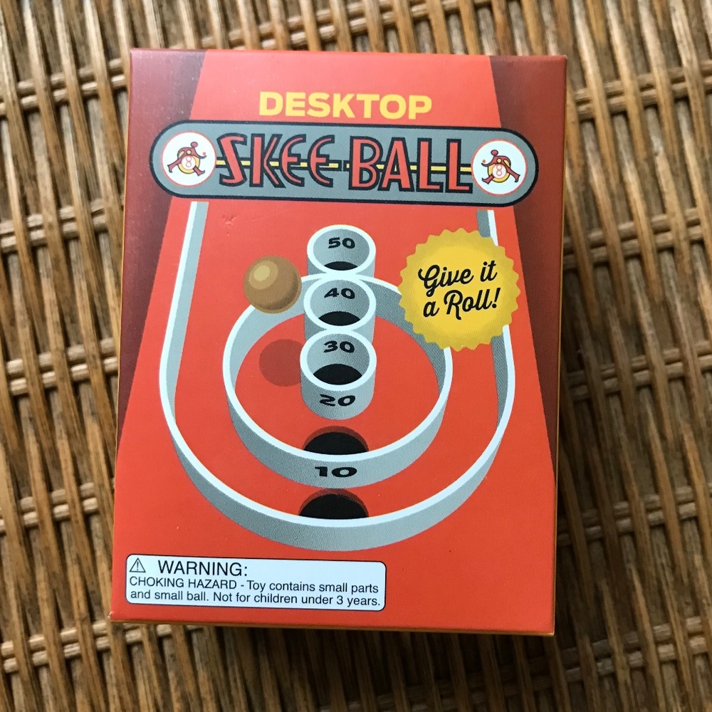 Desktop Skeeball Game Give It A Roll